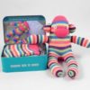 Apples To Pears Sock Monkey In A Tin-0