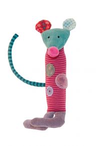 Moulin Roty Les Jolis Pas Beaux - Mouse Rattle-0