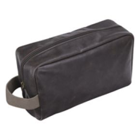 Jacob Jones Brown & Khaki Wash Bag-0