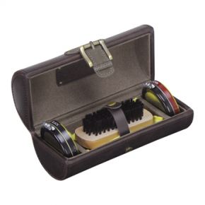 Jacob Jones Shoe Shine Kit - Brown & Khaki-0