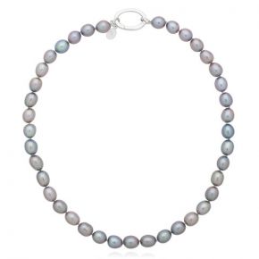 Claudia Bradby Ines Silver Pearl Necklace-0
