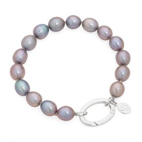 Claudia Bradby Ines Silver Pearl Bracelet-0