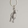 Lancaster & Gibbings Pewter Bear Key Ring-0