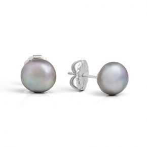 Claudia Bradby Audrey Silver Studs-0