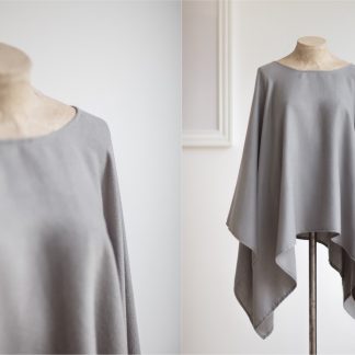 Tutti & Co Grey Poncho-0