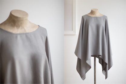 Tutti & Co Grey Poncho-0