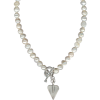 Danon Fresh Water Pearl Necklace with Heart Pendant-0