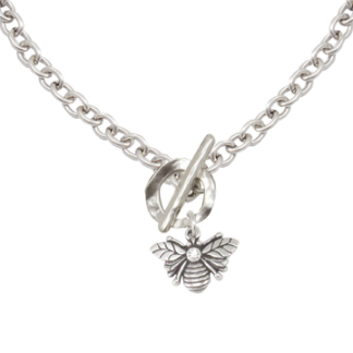Danon Silver Necklace with Bee-0