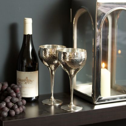 Culinary Concepts Silver Plated Wine Goblets-0