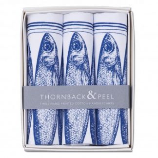 Thornback & Peel Handkerchief - Sardine-0