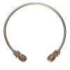 Hultquist Rose Gold Bangle with Pineapples-0