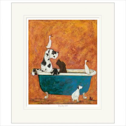 Sam Toft Limited Edition Print - Big Dog Bath-0