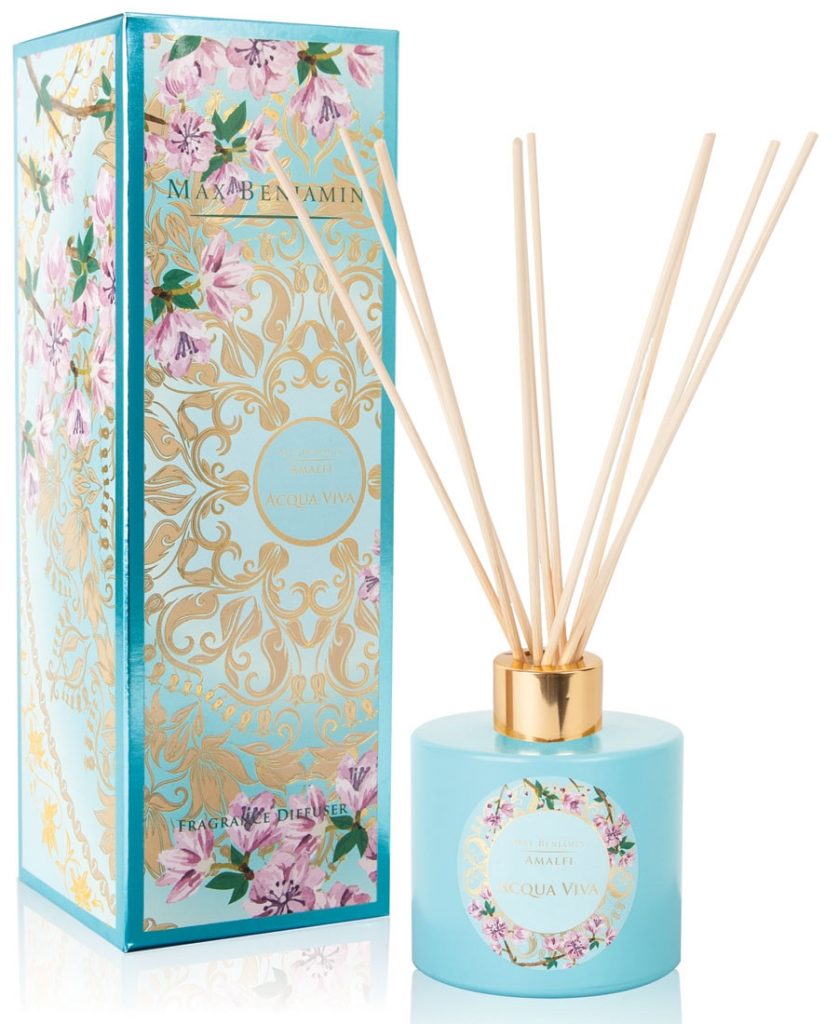 Max Benjamin Amalfi Acqua Viva Frangrance Diffuser Gifted Boston Spa