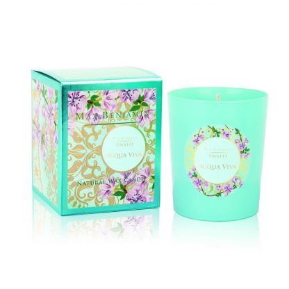 Max Benjamin Amalfi - Acqua Viva Scented Glass Candle-0