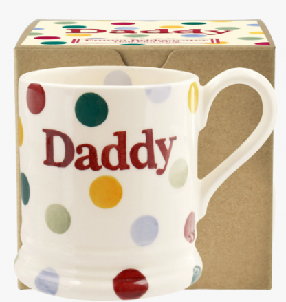 Emma Bridgewater Polka Dot Daddy Mug