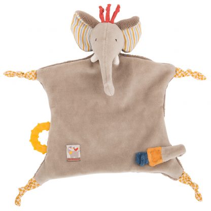 Moulin Roty Les Papoum Elephant Comforter-0