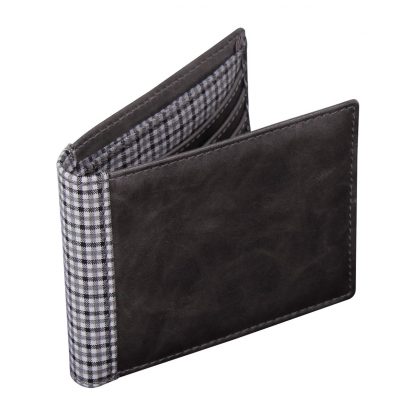 Jacob Jones Wallet - Grey & Check-11155