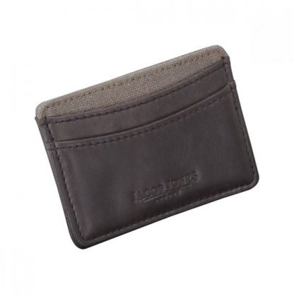 Jacob Jones ID Card Case - Brown & Khaki-0