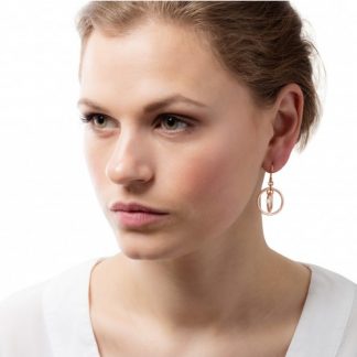 Claudia Bradby Double Halo Rose Gold Earrings-0