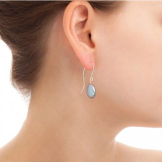 Claudia Bradby Bedruthan Silver Coin Pearl Earrings-0