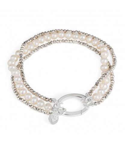 Claudia Bradby Lucia Couture Pearl & Pyrite Bracelet-11293