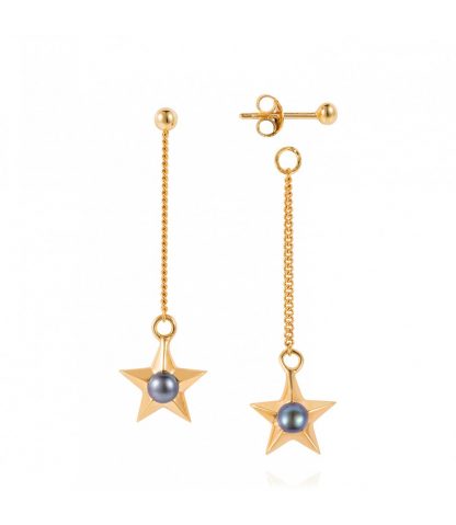 Claudia Bradby Star Drop Earrings - Gold-11701