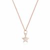 Claudia Bradby Star Necklace - Rose Gold-11708