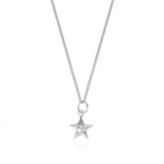 Claudia Bradby Star Necklace - Silver-0