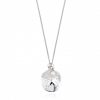 Claudia Bradby Sand Dollar Silver Necklace-11739