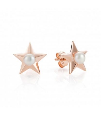 Claudia Bradby Star Studs - Rose Gold-11731