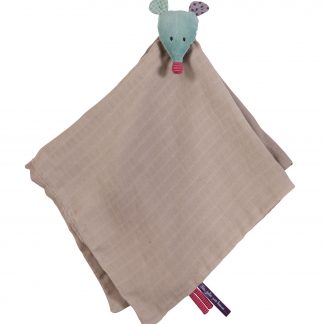 Moulin Roty Muslin Comforter - Mouse-0