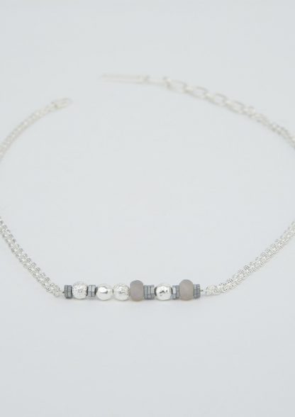 Tutti & Co Mist Necklace - Silver-12102
