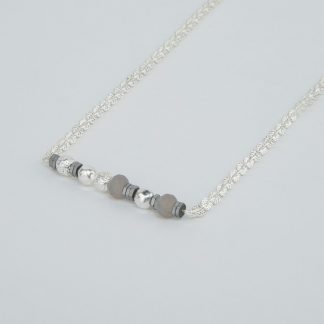Tutti & Co Mist Necklace - Silver-0
