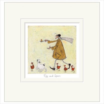 Sam Toft Limited Edition Print - Egg and Spoon -0