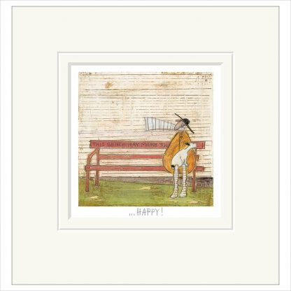 Sam Toft Limited Edition Print - This Bench May Make You Happy-0