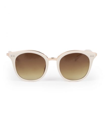 Powder Adele Sunglasses - Cream/Gold-12375