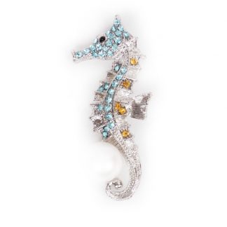 Powder Seahorse Brooch-0