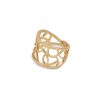 Pilgrim-Zora Gold Adjustable Ring-0
