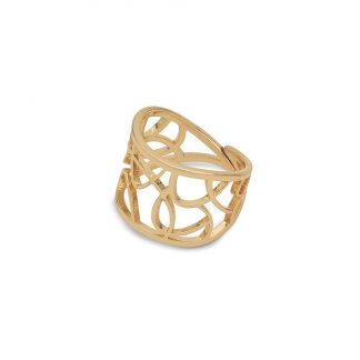 Pilgrim-Zora Gold Adjustable Ring-0