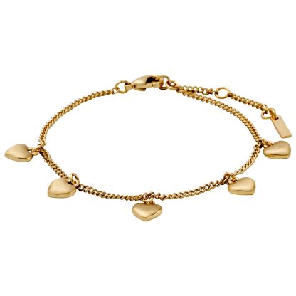 Pilgrim-Sophia Gold Multi Heart Bracelet-0