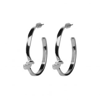 Tutti & Co Bow Earrings in Silver-0