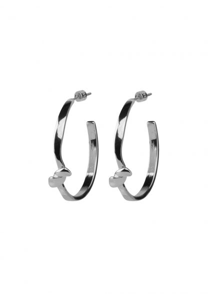 Tutti & Co Bow Earrings in Silver-0