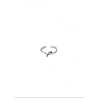Tutti & Co Bow Ring in Silver-0