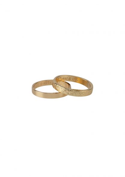 Tutti & Co Ocean Rings in Gold-0