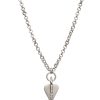 Danon Signature Heart Crystal Double-Link Necklace-0