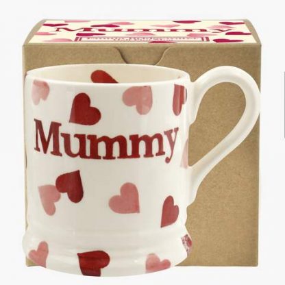 Emma Bridgewater Pink Hearts Mummy 1/2 Pint Mug Boxed-0