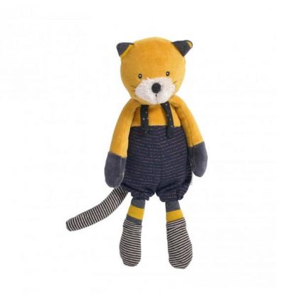 Moulin Roty 'Les Moustaches' Lulu Yellow Cat-12877