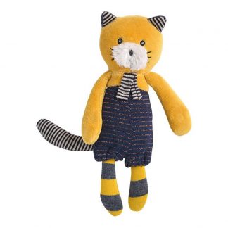 Moulin Roty 'Les Moustaches' Small Lulu Yellow Cat-12884