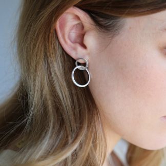 Tutti & Co Orbit Earrings Silver-0