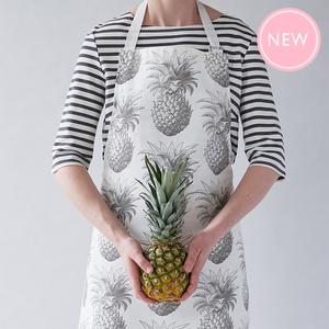 Thornback & Peel Grey Pineapple Apron-0